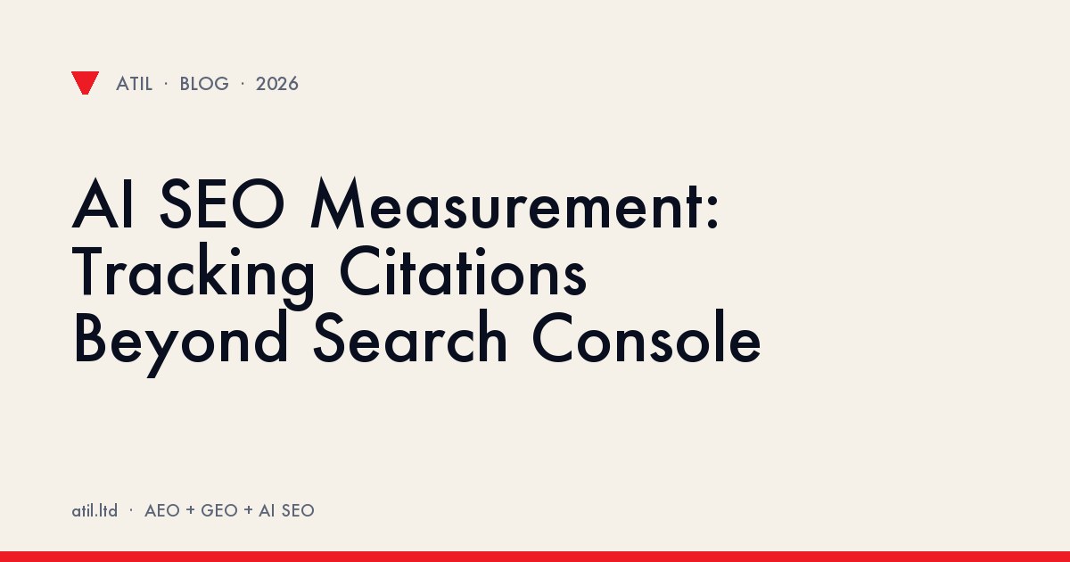 AI SEO Measurement: Tracking Citations Beyond Search Console illustration